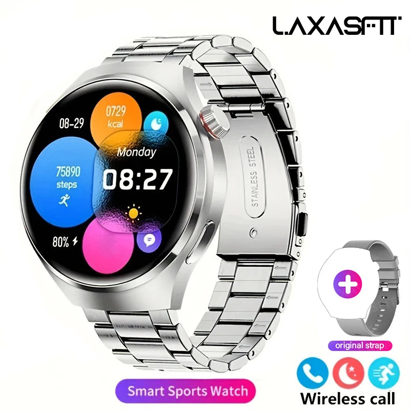 G.L Wear 2025 New Men's Smart Watch HD Display Health Tracking Bluetooth Calling Voice Assistant Sports Smartwatch
