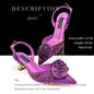 High Quality Women's Pumps Handmade Flowers Fashion Design For Nigeria Wedding Party Ladies Shoes