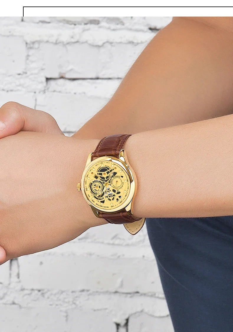 Leather Business Quartz Sports Watchs Business Watchs Quartz Sports Watch Leisure Belt Men's Watch Men's Watch