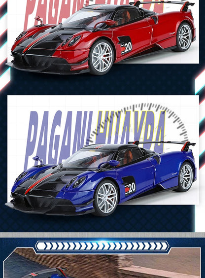 1:18 Pagani Huayra BC Blu Francia/Candy Blue with Carbon Accents 1/18 Model Car by Autoart