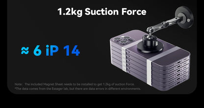 Essager Magnetic Wireless Charger Car Phone Holder 15W Fast Charging Easy Paste Mount Stand For Magsafe iPhone 15 14 13 Pro Max