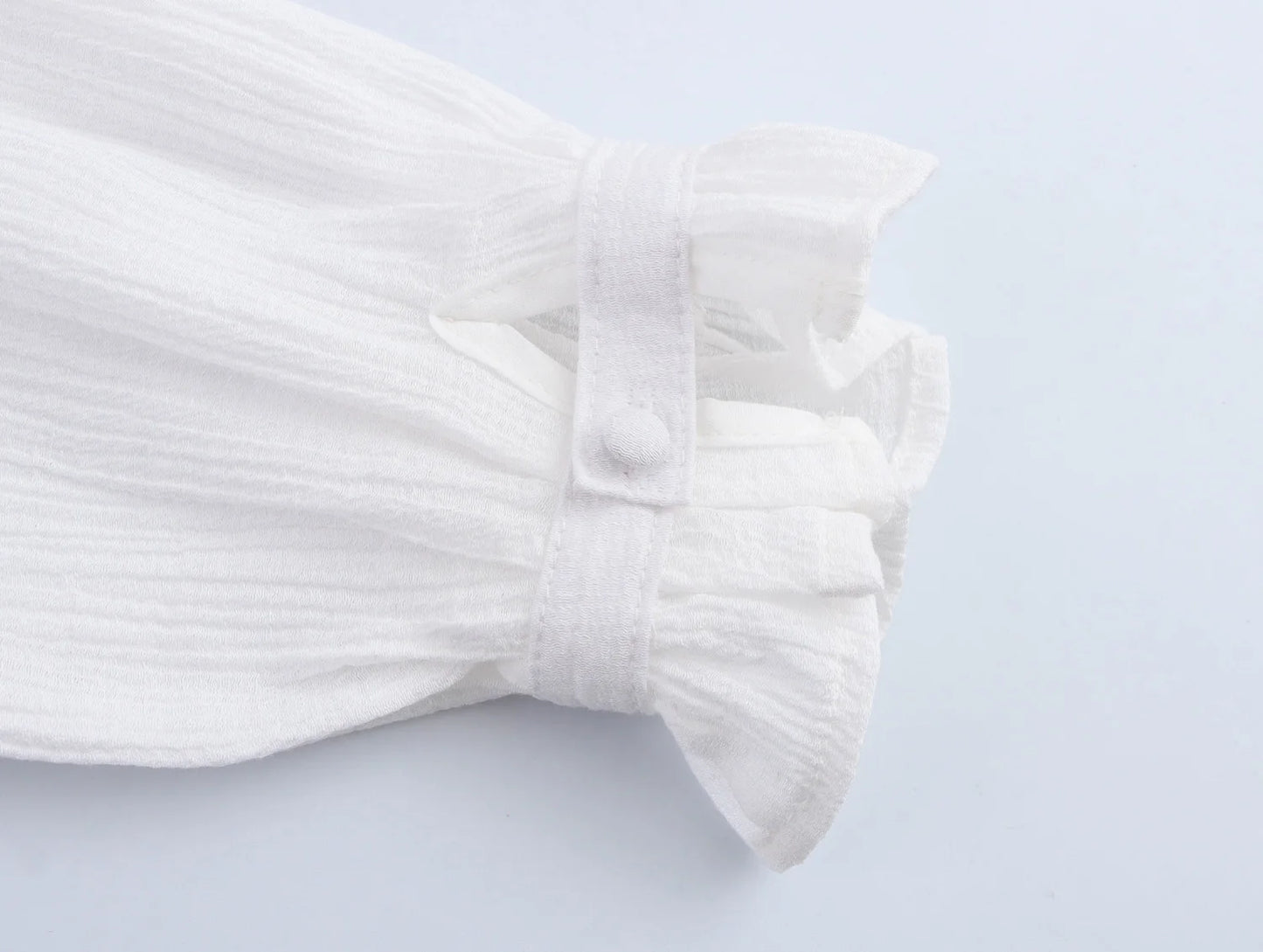 Women's clothing 2025 summer new product fashion European and American style hollow embroidery casual long-sleeved short shirt