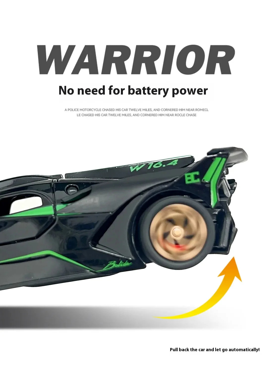 1:32 Bugatti Bolide Super Sports Car Diecast Model Car Alloy Metal Classic Collections Hobby Display Ornaments Trendy Toy Friend