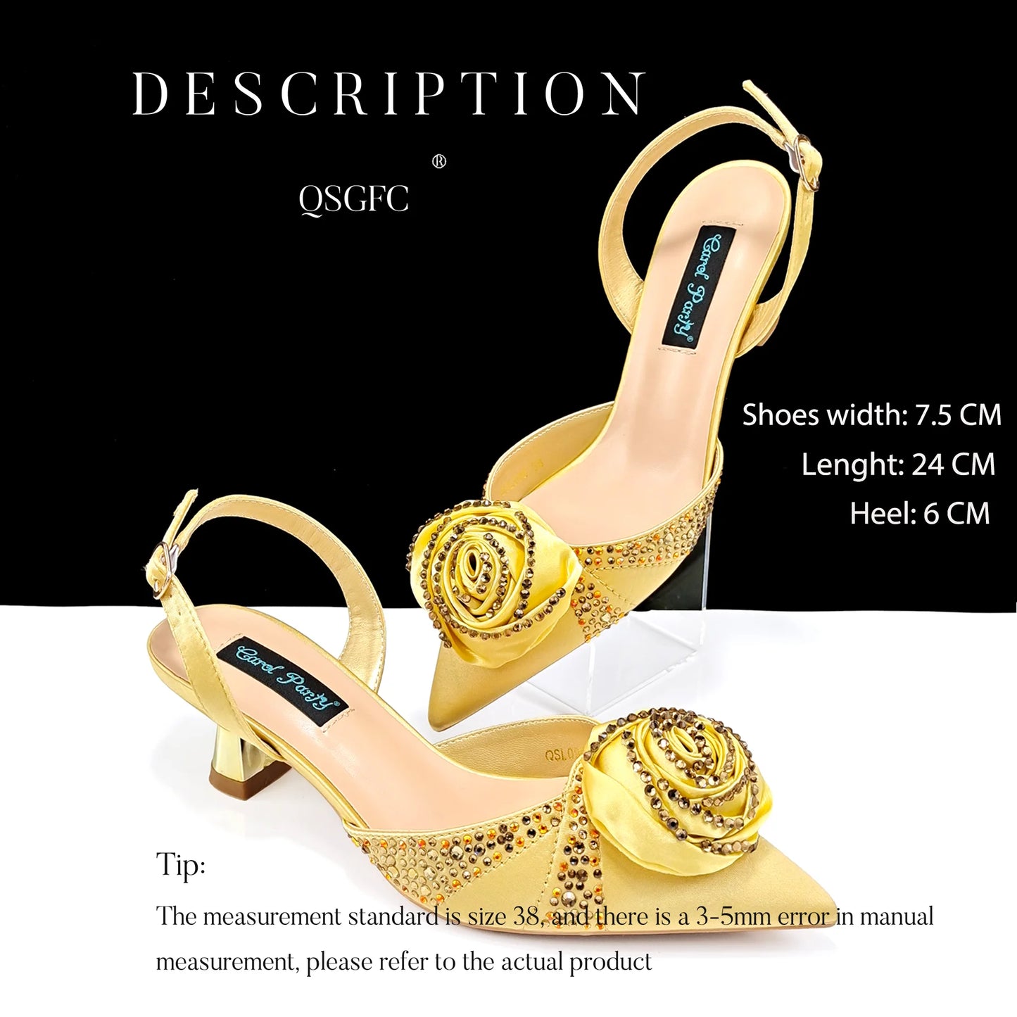 High Quality Women's Pumps Handmade Flowers Fashion Design For Nigeria Wedding Party Ladies Shoes