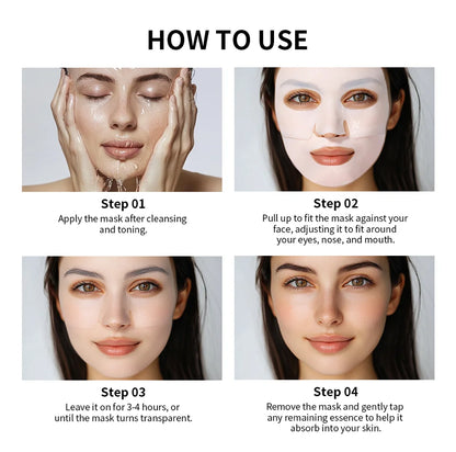 Bio-Collagen Deep Face Mask Shrink Pores Deep Hydrating Overnight Mask Moisturizing Refreshing Brightening Face Skin Care