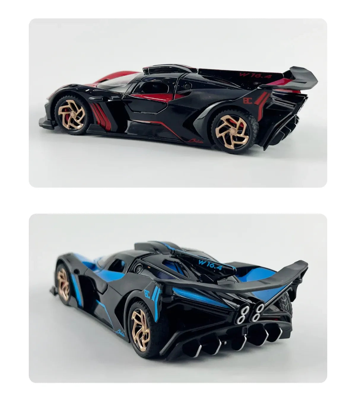 1:32 Bugatti Bolide Super Sports Car Diecast Model Car Alloy Metal Classic Collections Hobby Display Ornaments Trendy Toy Friend