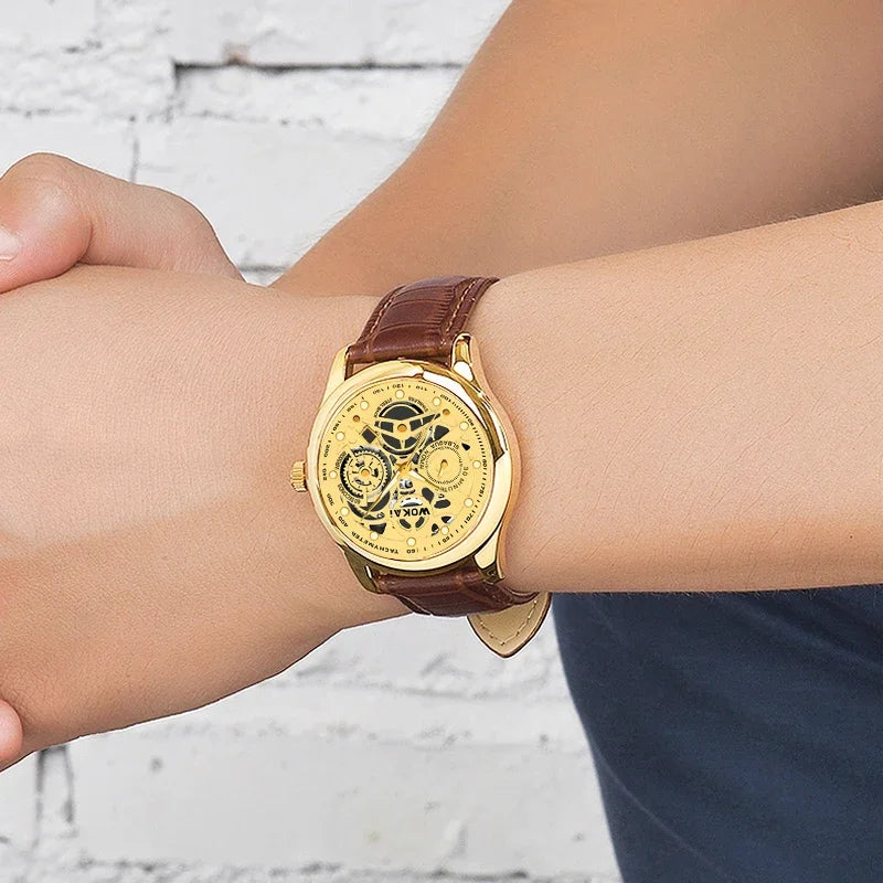 Leather Business Quartz Sports Watchs Business Watchs Quartz Sports Watch Leisure Belt Men's Watch Men's Watch