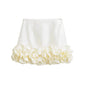 Women's Clothing 2025 Summer New Fashion Design Handmade Three-dimensional Flower Skirt