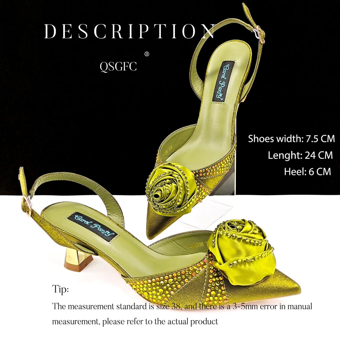 High Quality Women's Pumps Handmade Flowers Fashion Design For Nigeria Wedding Party Ladies Shoes
