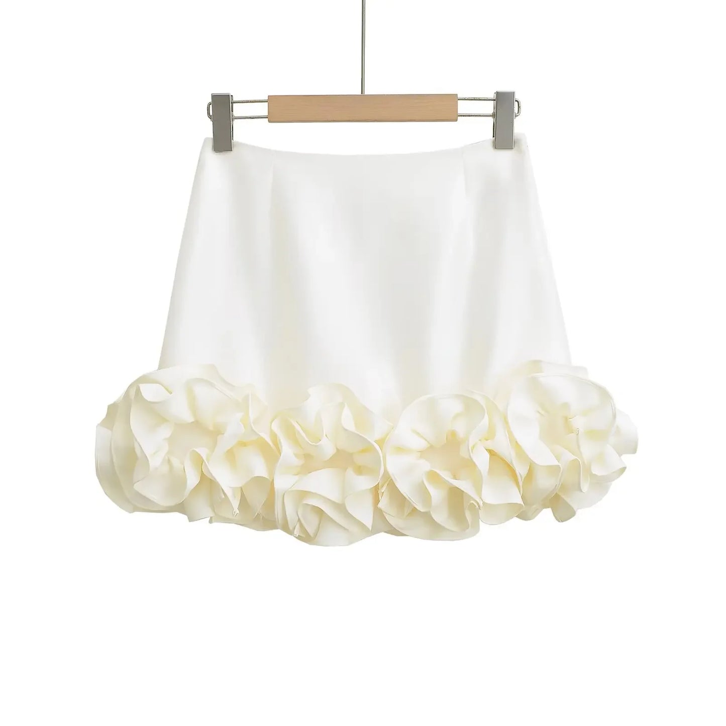 Women's Clothing 2025 Summer New Fashion Design Handmade Three-dimensional Flower Skirt