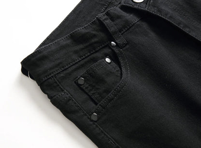 Jeans For Men Fashion Ripped Biker Skinny Jeans Men's clothing Denim Trousers High Street Slim Jogging jean Pants homme
