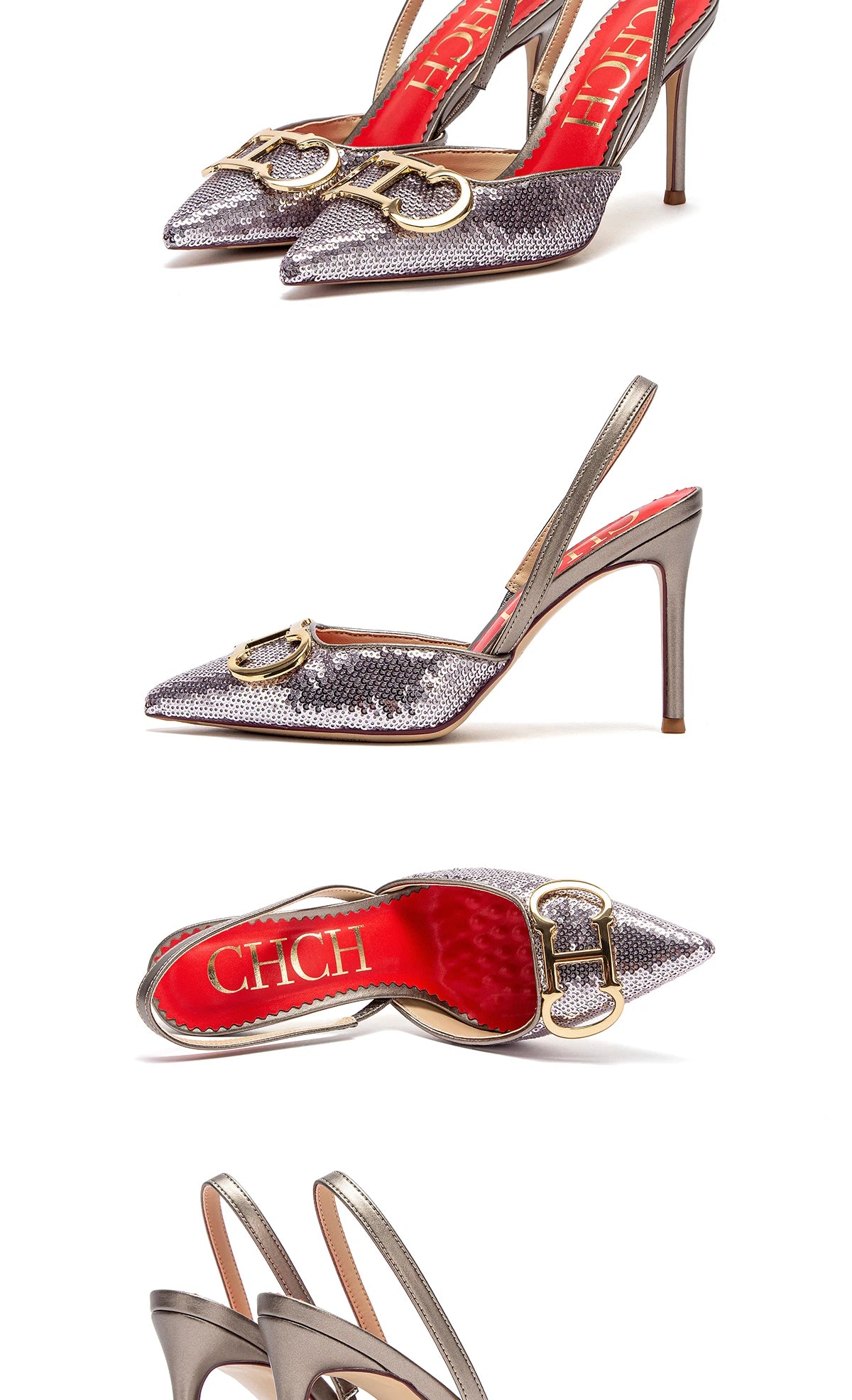 High heels luxury brand 2025 spring and summer new ladies shoes sexy girls party sandals