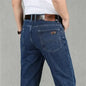 Jeans for Men Work Wear Male Cowboy Pants 2025 Fashion Trousers High Quality Original Classic Straight with Pockets New in Baggy
