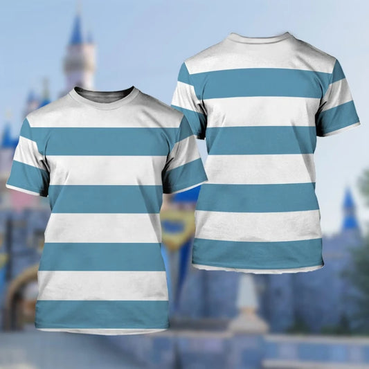 Simple Fashion Striped T Shirts For Men Summer Casual Daily Wear 3D Printed Kids T-shirts Loose Streetwear Crewneck Tees Tops