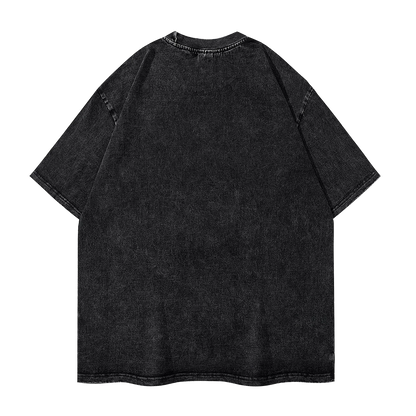 Washed T Shirts S-Shadows Cool H-Hedgehoged Hip Hop Retro T-Shirt Oversize Streetwear Printed Tops Tee Shirt for Men Women