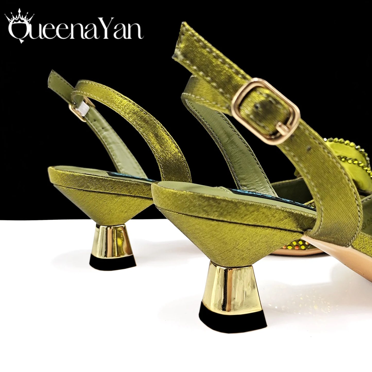 High Quality Women's Pumps Handmade Flowers Fashion Design For Nigeria Wedding Party Ladies Shoes