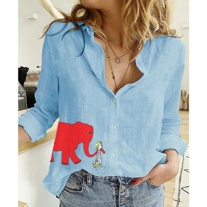 Women Clothing Shirts for Women Tops Tshirts Cotton Linen Casual Fashion Clothes Tees Spring Elegant Streetwear Autumn