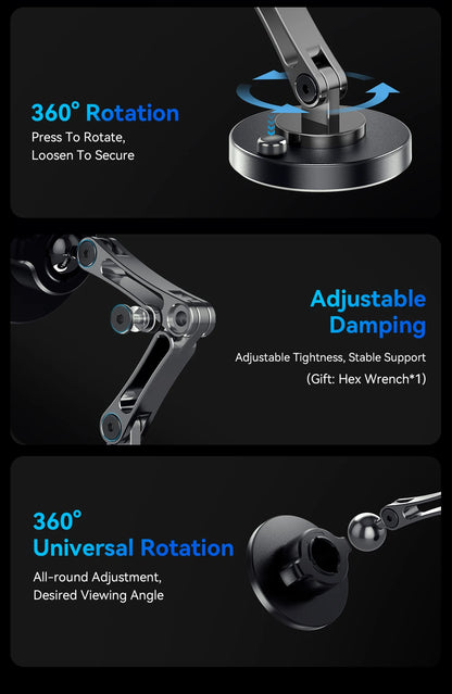 Essager Magnetic Wireless Charger Car Phone Holder 15W Fast Charging Easy Paste Mount Stand For Magsafe iPhone 15 14 13 Pro Max