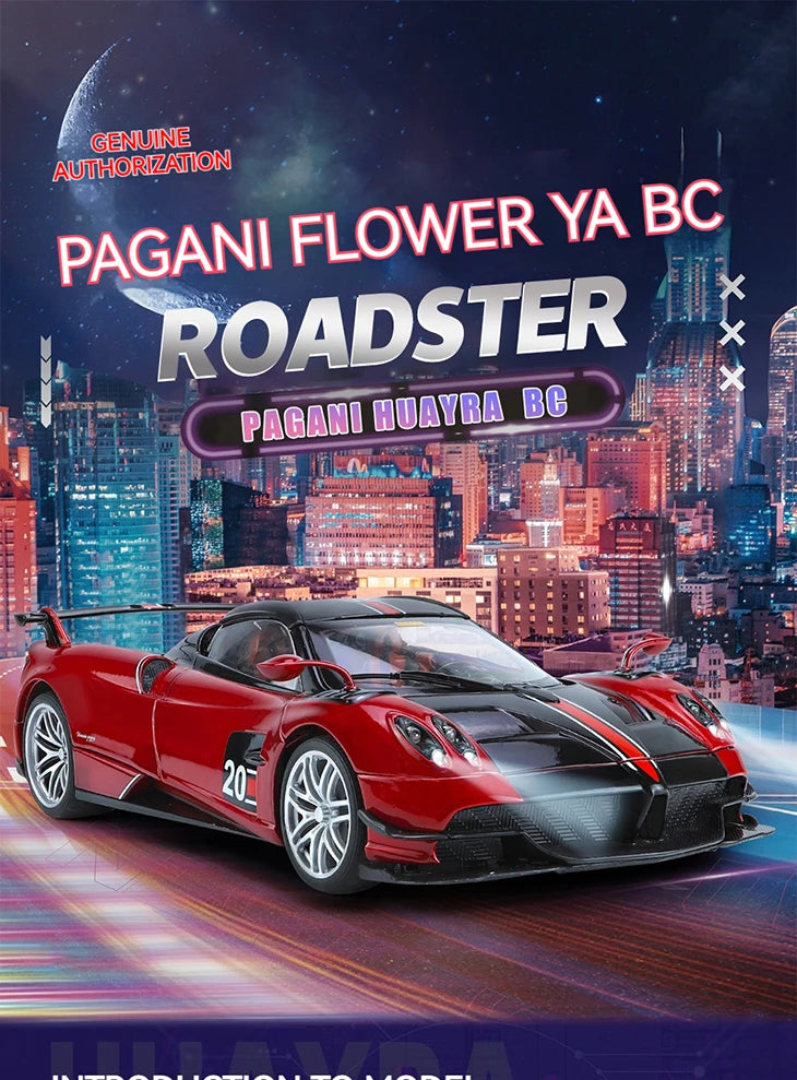 1:18 Pagani Huayra BC Blu Francia/Candy Blue with Carbon Accents 1/18 Model Car by Autoart