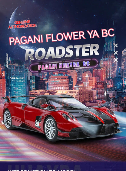 1:18 Pagani Huayra BC Blu Francia/Candy Blue with Carbon Accents 1/18 Model Car by Autoart