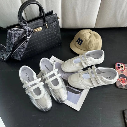 Ladies Shoes 2025 Brand Shallow Women's Flats Fashion Round Toe Casual New Light Comfortable Best Seller Concise Ballet Flats