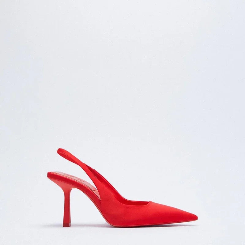 Ladies Shoes 2024 High Quality Slip on Women's Pumps Autumn Pointed Toe Solid Fashion Shallow Mouth High Heels Dress Pumps Women