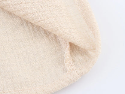 Women's clothing 2025 summer new product fashion European and American style hollow embroidery casual long-sleeved short shirt