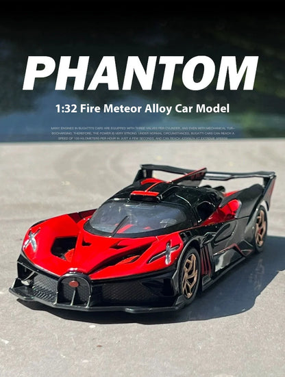1:32 Bugatti Bolide Super Sports Car Diecast Model Car Alloy Metal Classic Collections Hobby Display Ornaments Trendy Toy Friend