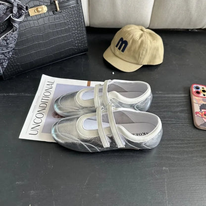 Ladies Shoes 2025 Brand Shallow Women's Flats Fashion Round Toe Casual New Light Comfortable Best Seller Concise Ballet Flats