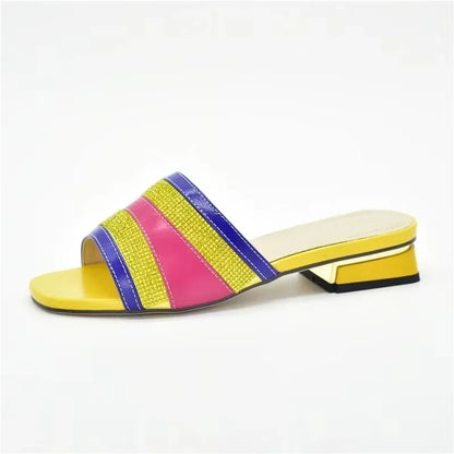 New Fashion Ladies Shoes and Sandals Plus Size Women Shoes 43 Italian Women Party Pumps Decorated with Rhinestone Ladies Shoes