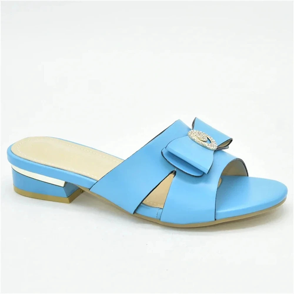 New Fashion Ladies Shoes and Sandals Plus Size Women Shoes 43 Italian Women Party Pumps Decorated with Rhinestone Ladies Shoes