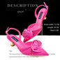 High Quality Women's Pumps Handmade Flowers Fashion Design For Nigeria Wedding Party Ladies Shoes